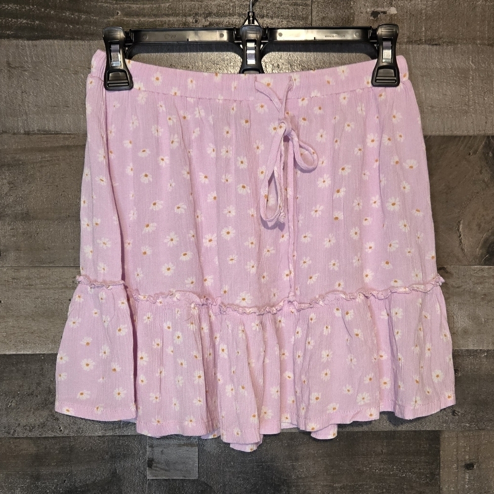 cotton on floral mini skirt